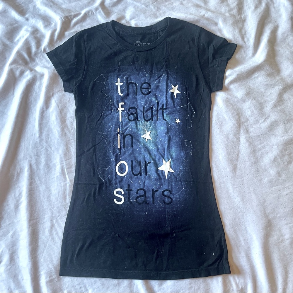 The Fault In Our Stars Black Graphic Tee